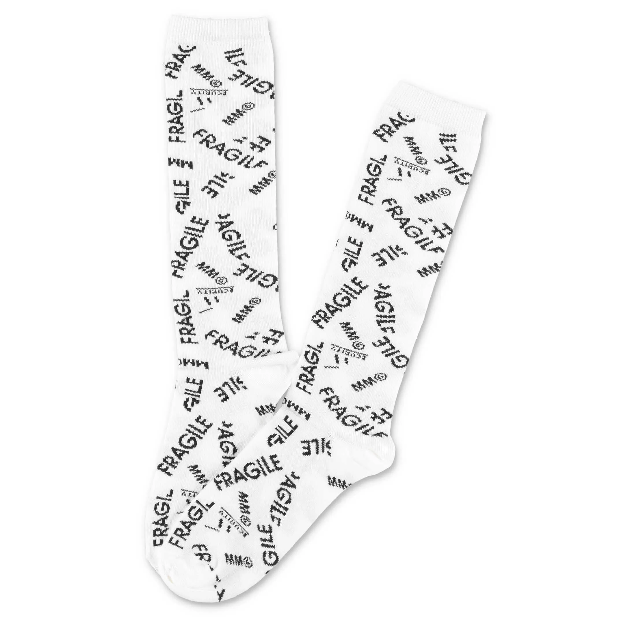 MM6 Maison Margiela Kids Graphic Allover Socks