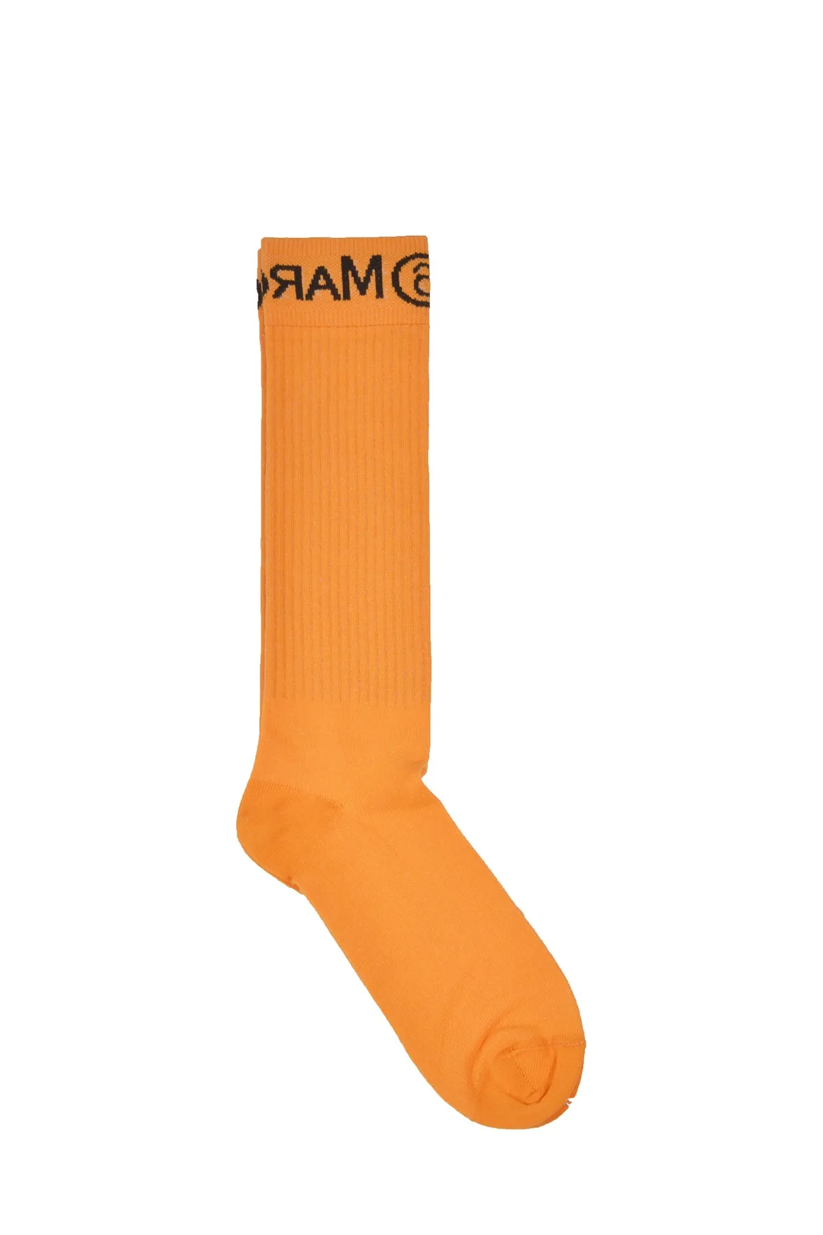 MM6 Maison Margiela Kids Logo Intarsia Socks
