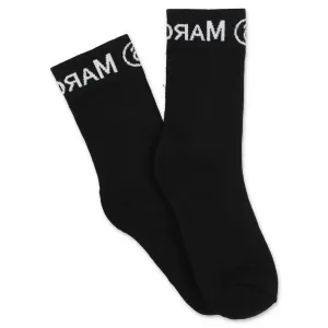 MM6 Maison Margiela Kids Logo Intarsia Socks