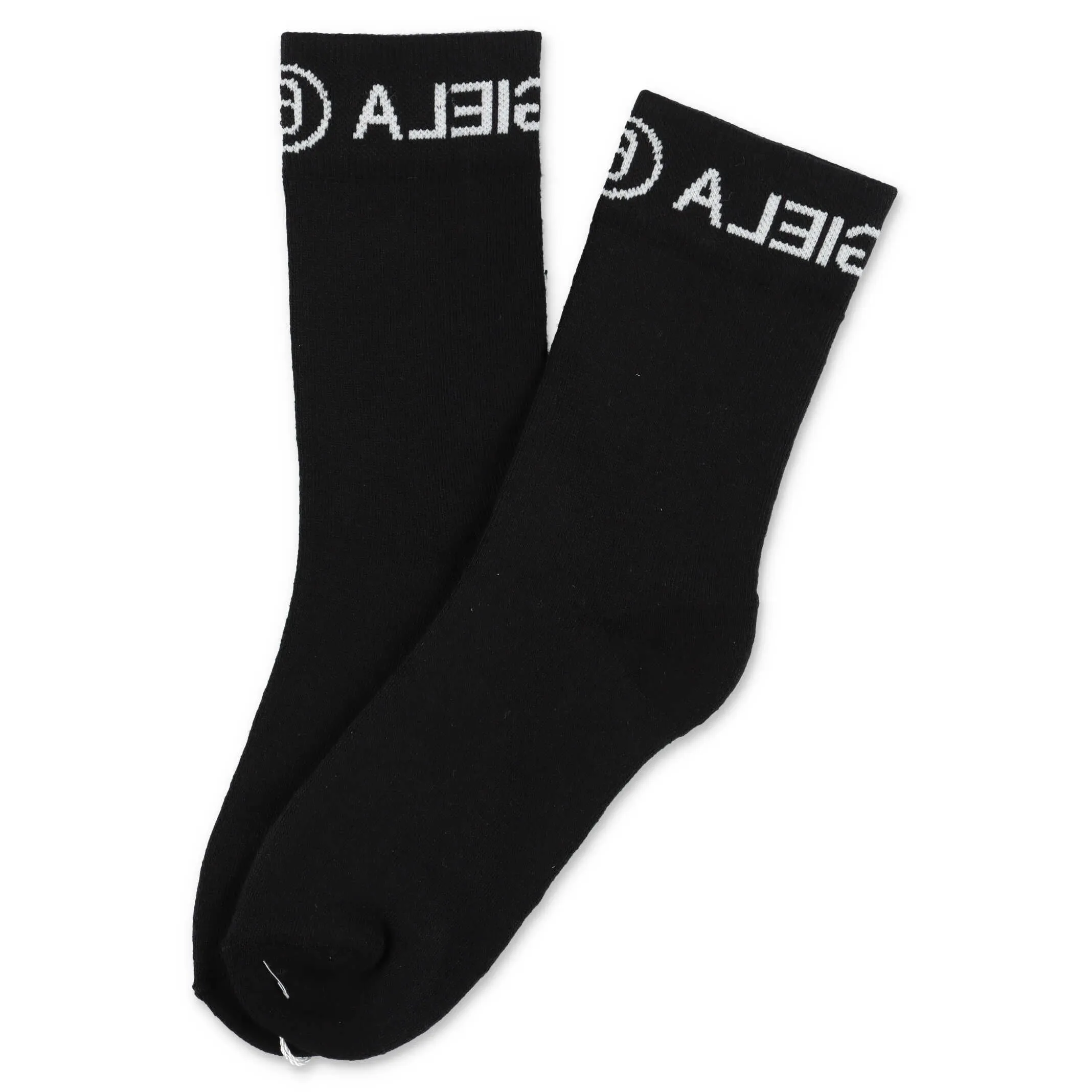 MM6 Maison Margiela Kids Logo Intarsia Socks
