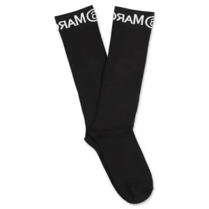 MM6 Maison Margiela Kids Logo Intarsia Socks