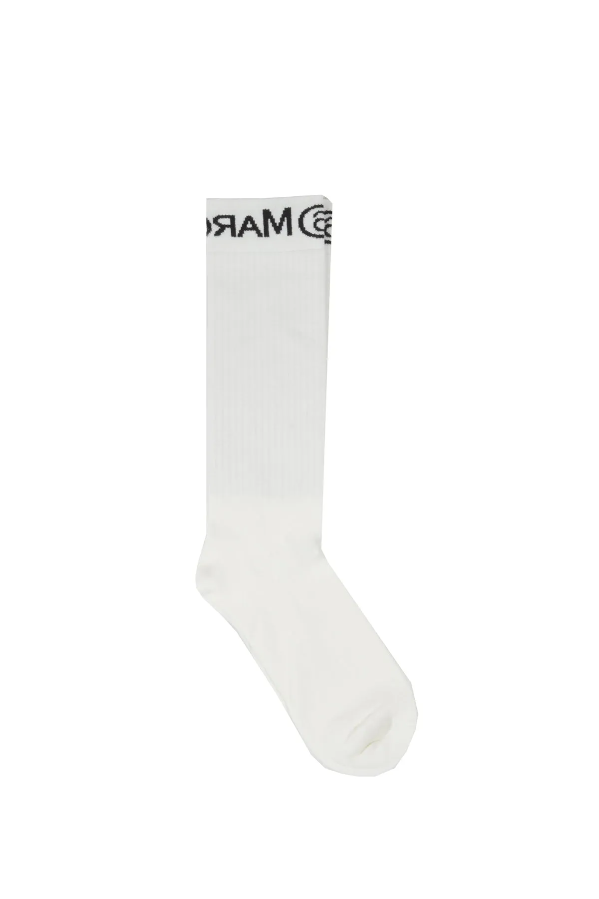 MM6 Maison Margiela Kids Logo Intarsia Socks