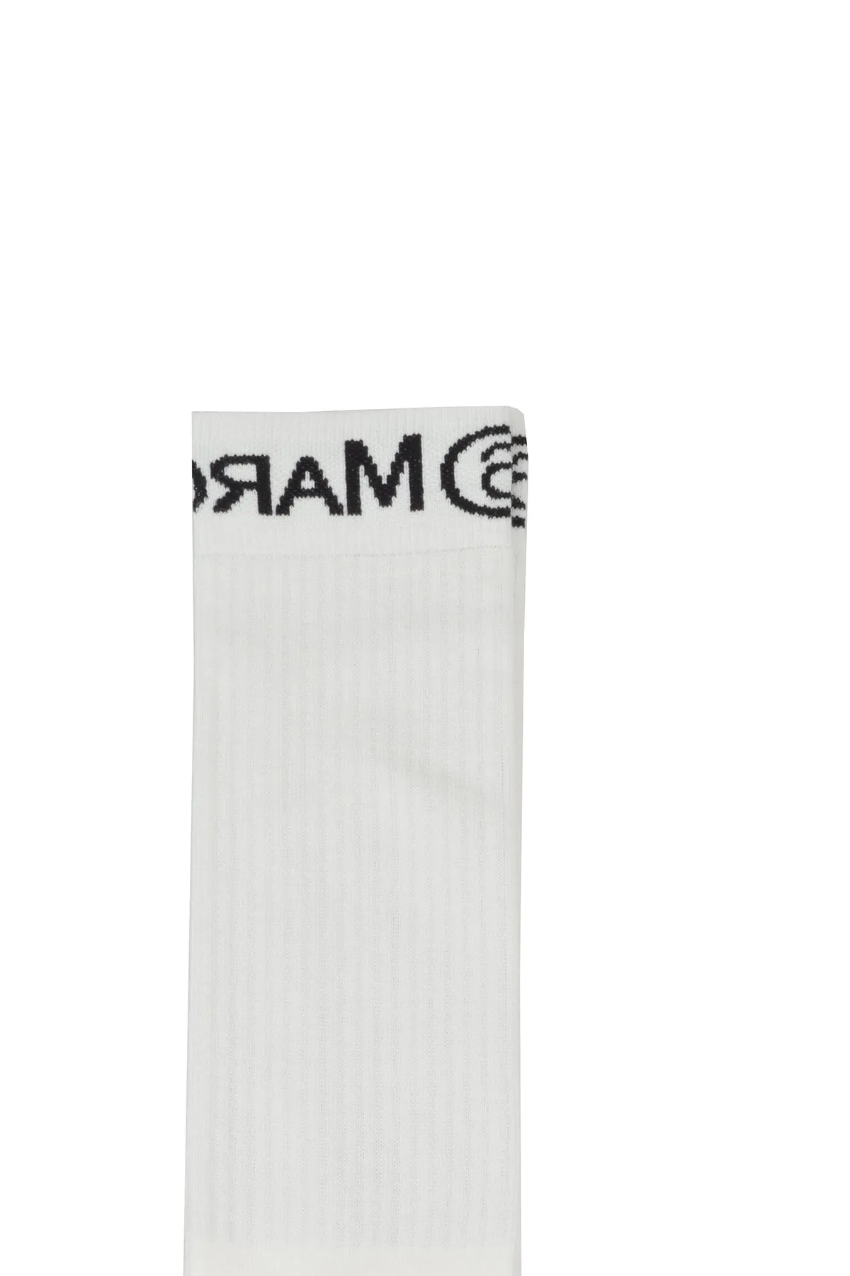 MM6 Maison Margiela Kids Logo Intarsia Socks