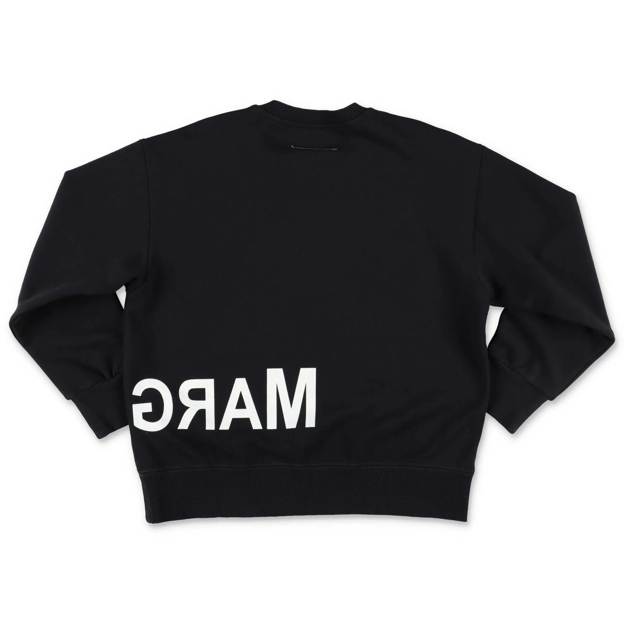MM6 Maison Margiela Kids Logo Print Crewneck Sweater