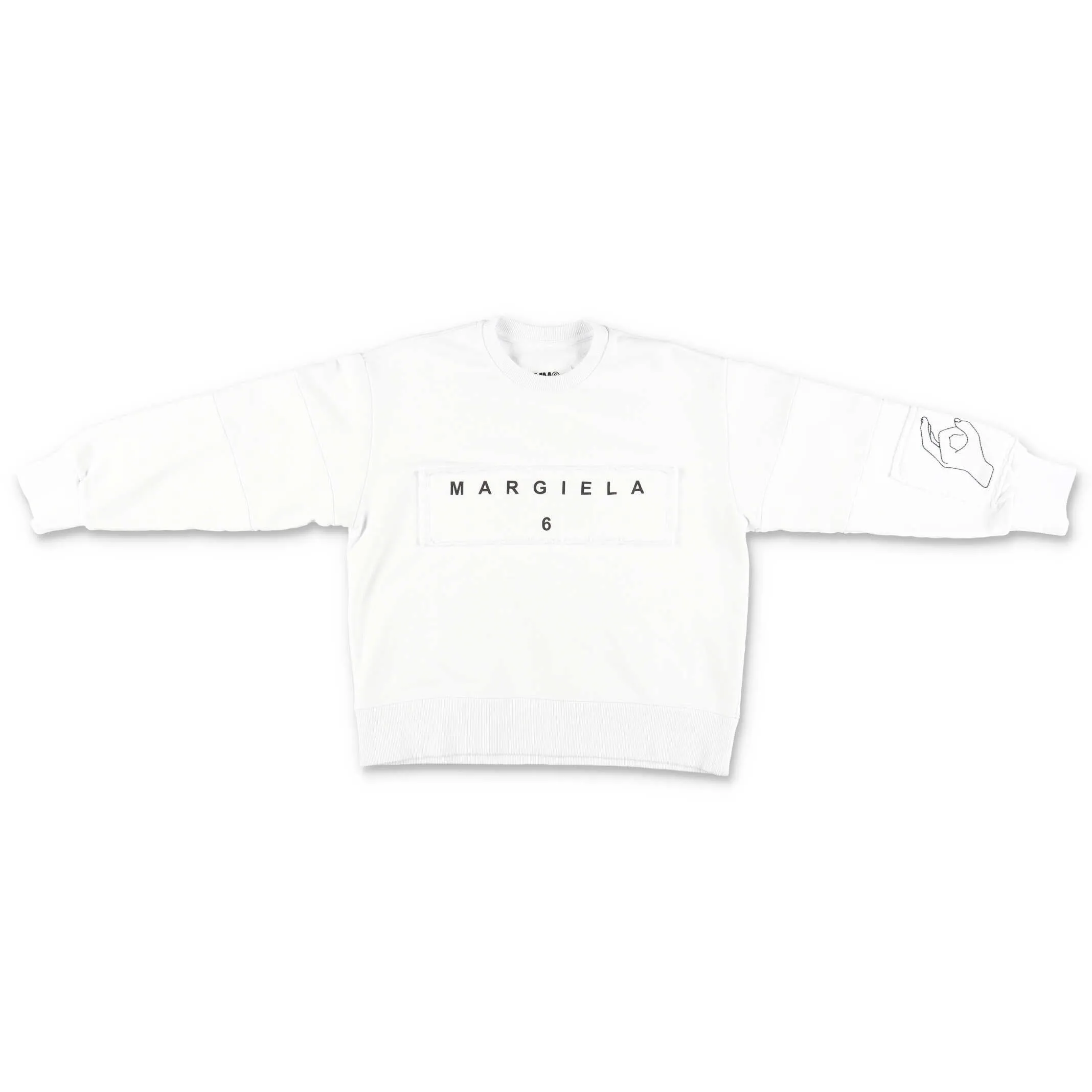 MM6 Maison Margiela Kids Logo Print Sweatshirt