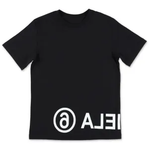 MM6 Maison Margiela Kids Logo Print T-Shirt