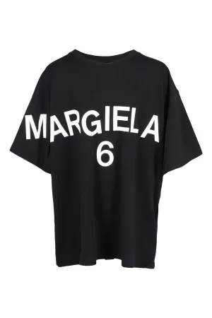 MM6 Maison Margiela Kids Logo Printed Crewneck T-Shirt
