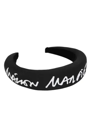 MM6 Maison Margiela Kids Logo Printed Headband