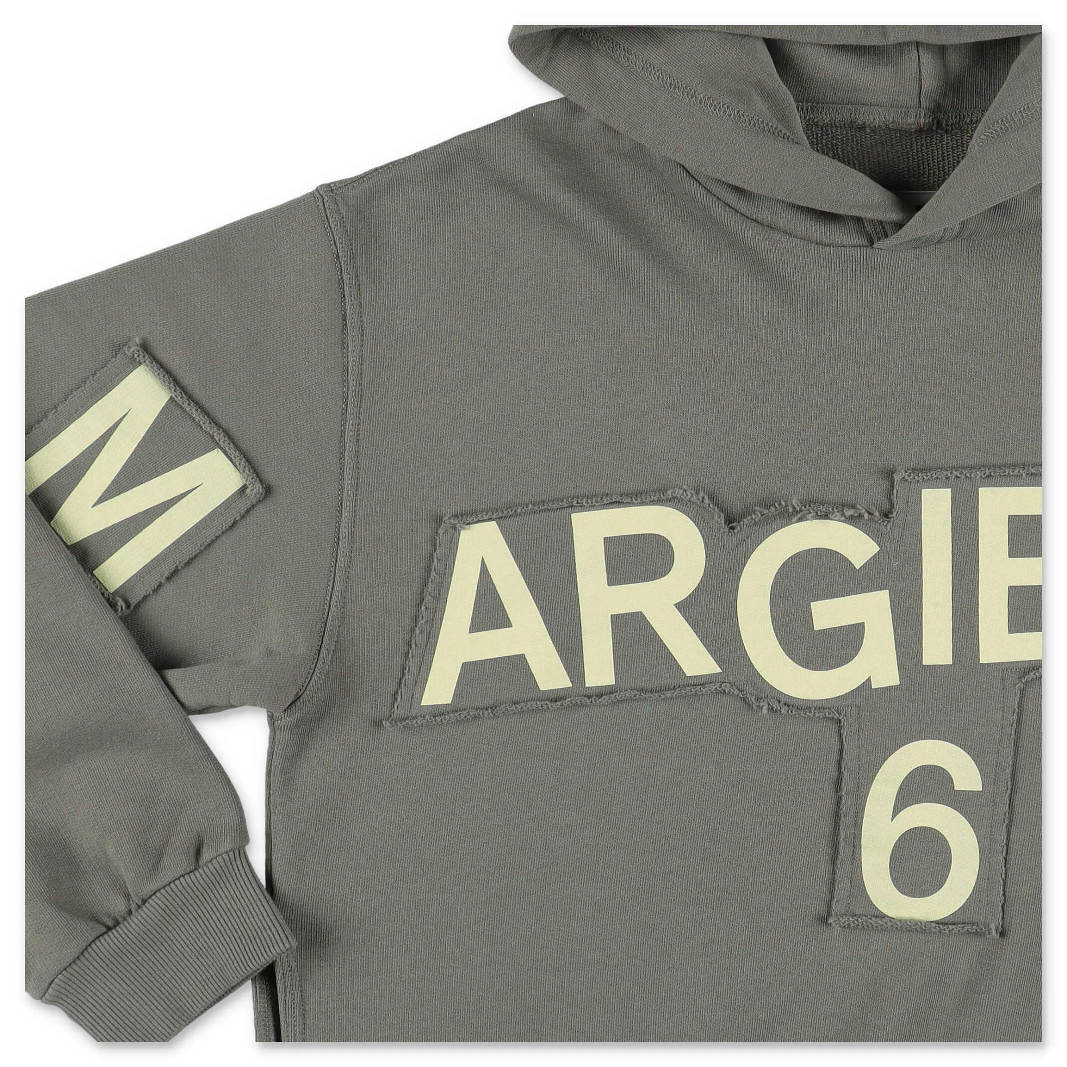 MM6 Maison Margiela Kids Logo Printed Hoodie