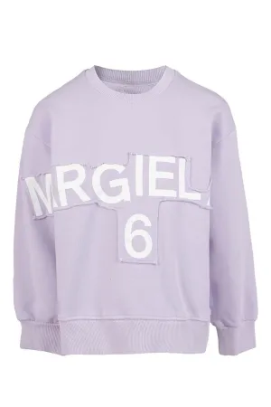 MM6 Maison Margiela Kids Logo Printed Sweatshirt