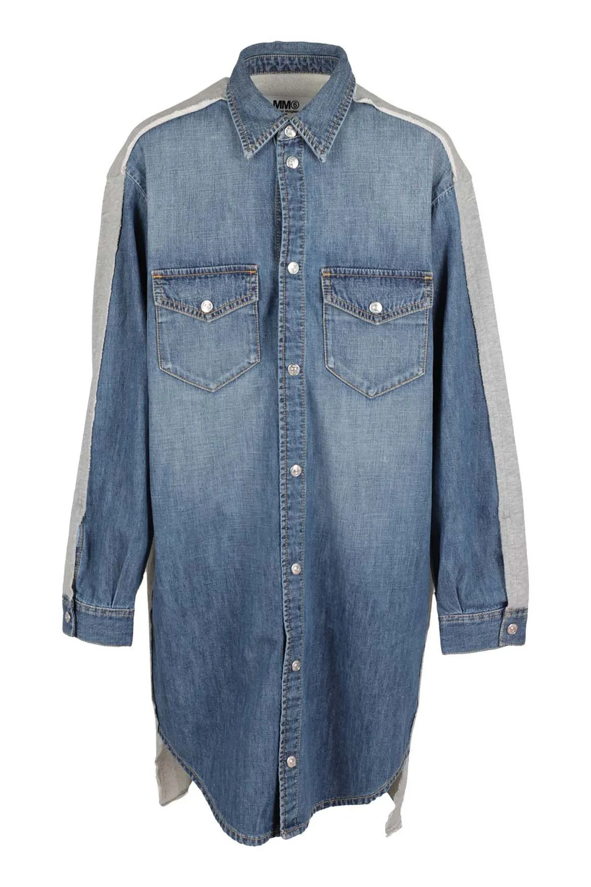 MM6 Maison Margiela Kids Long-Sleeved Shirt Dress