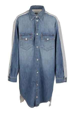 MM6 Maison Margiela Kids Long-Sleeved Shirt Dress