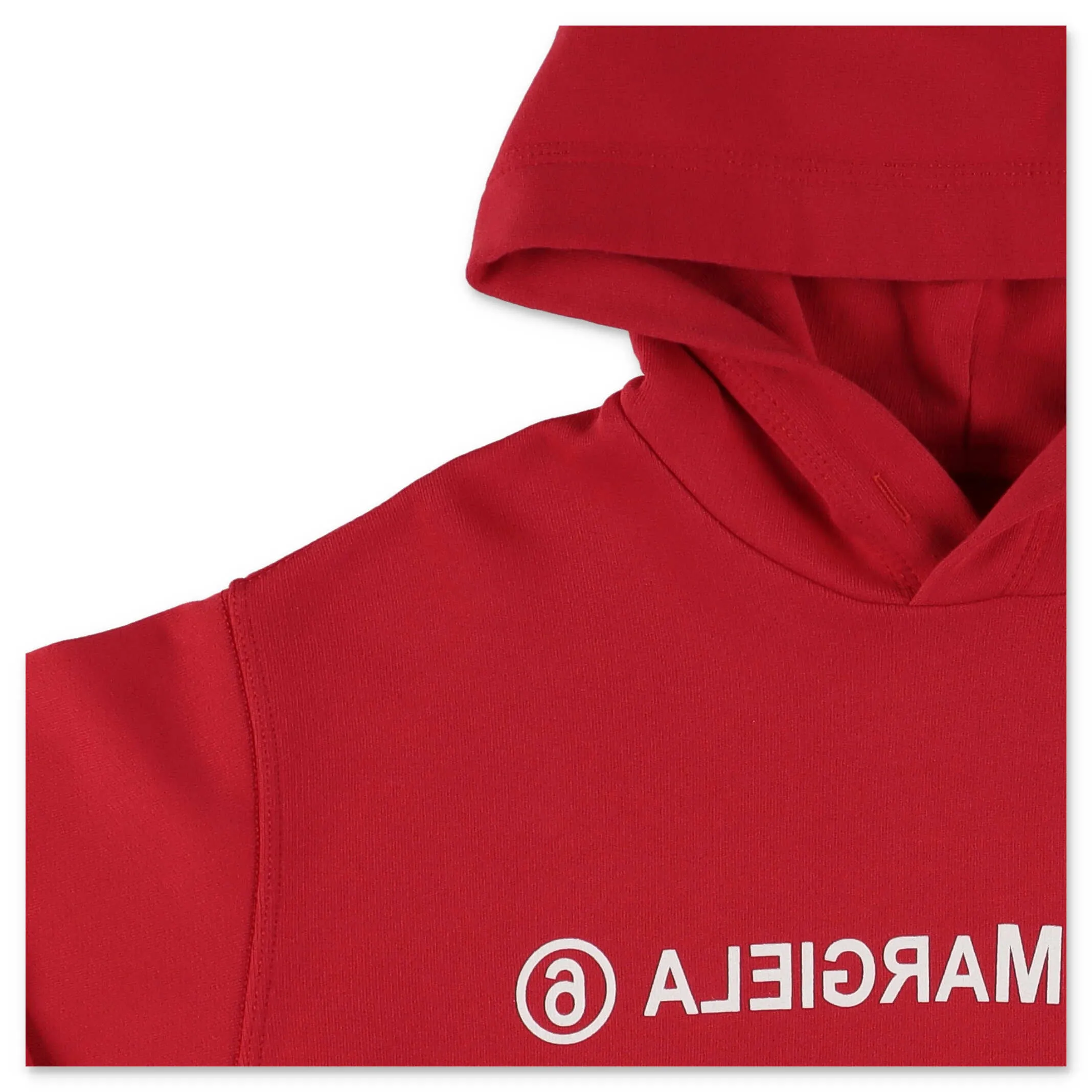 MM6 Maison Margiela Kids Reversed Logo Printed Hoodie
