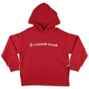 MM6 Maison Margiela Kids Reversed Logo Printed Hoodie