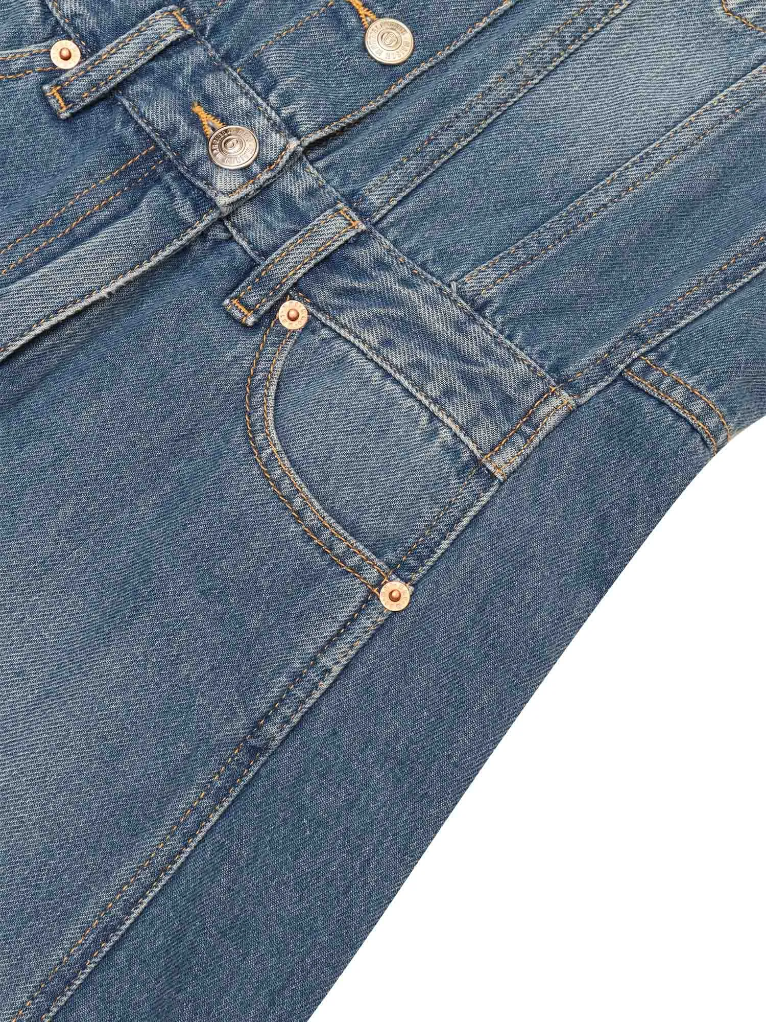 MM6 Maison Margiela Kids Sleeveless Denim Dress