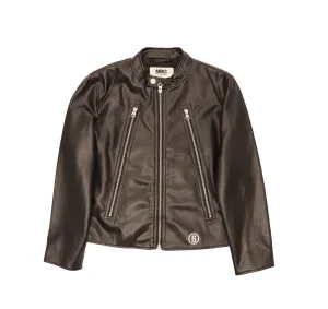 MM6 Maison Margiela Kids Zipped Long-Sleeved Jacket