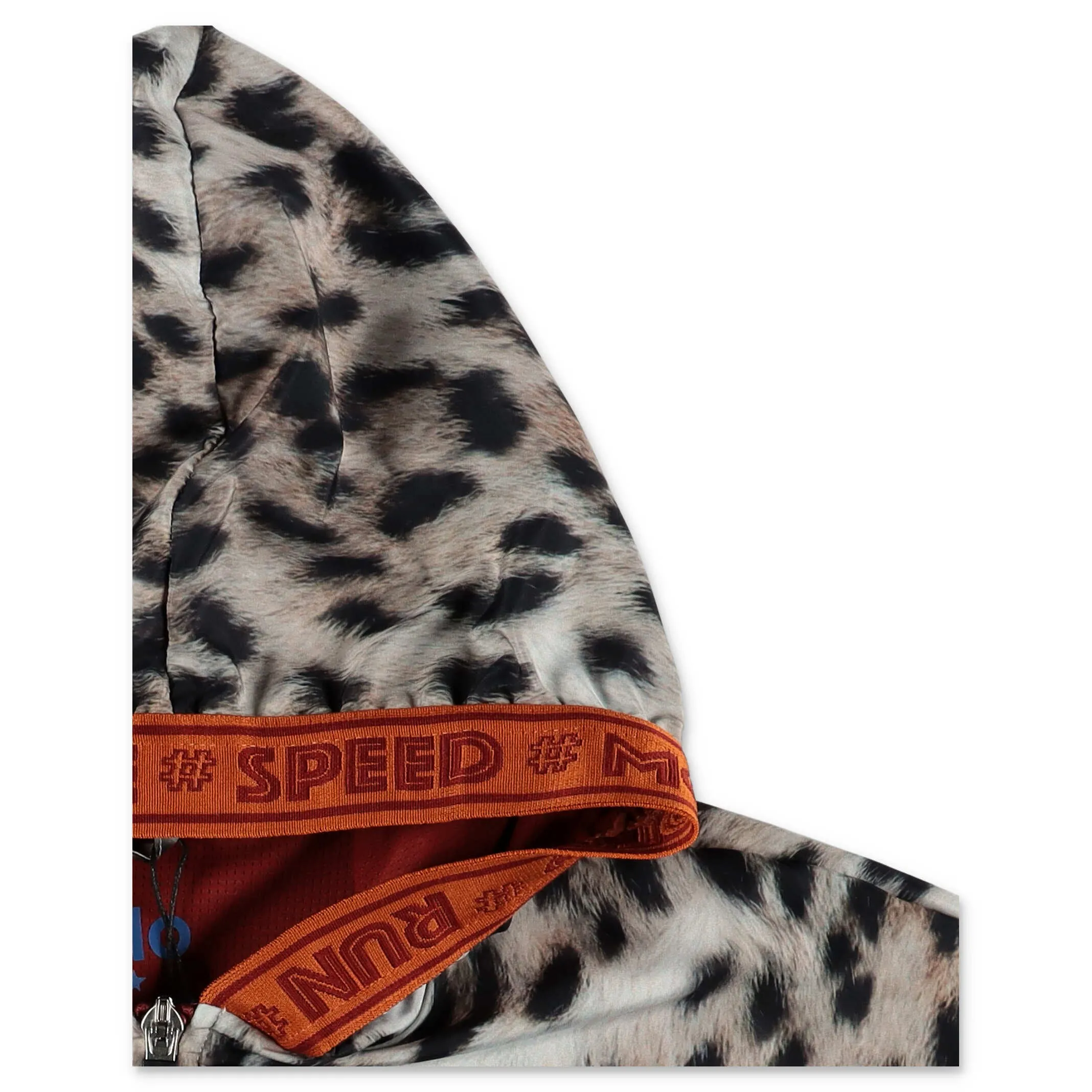 Molo Leopard Printed Hooded Jacket