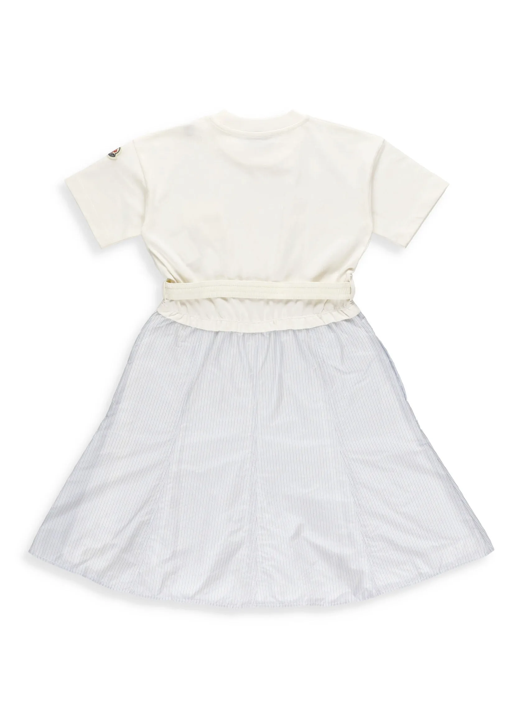 Moncler Enfant Belt Waisted Short-Sleeved Dress