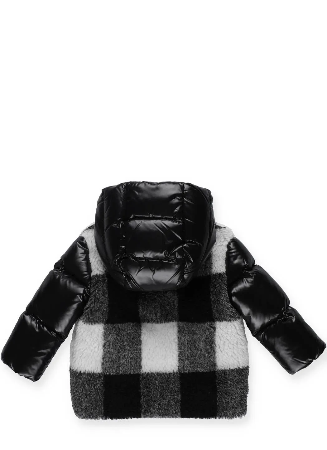 Moncler Enfant Check Down Jacket