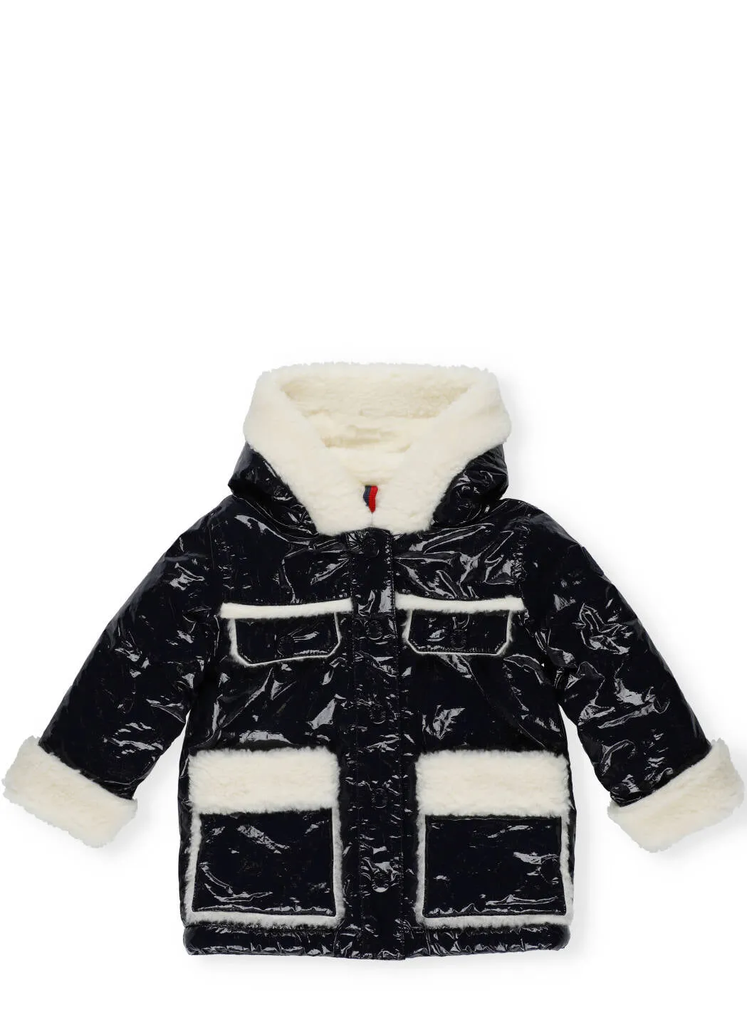 Moncler Enfant Front Pockets Hooded Coat