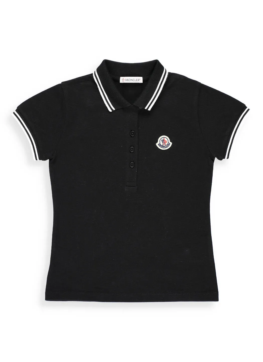 Moncler Enfant Logo Embroidered Polo Shirt