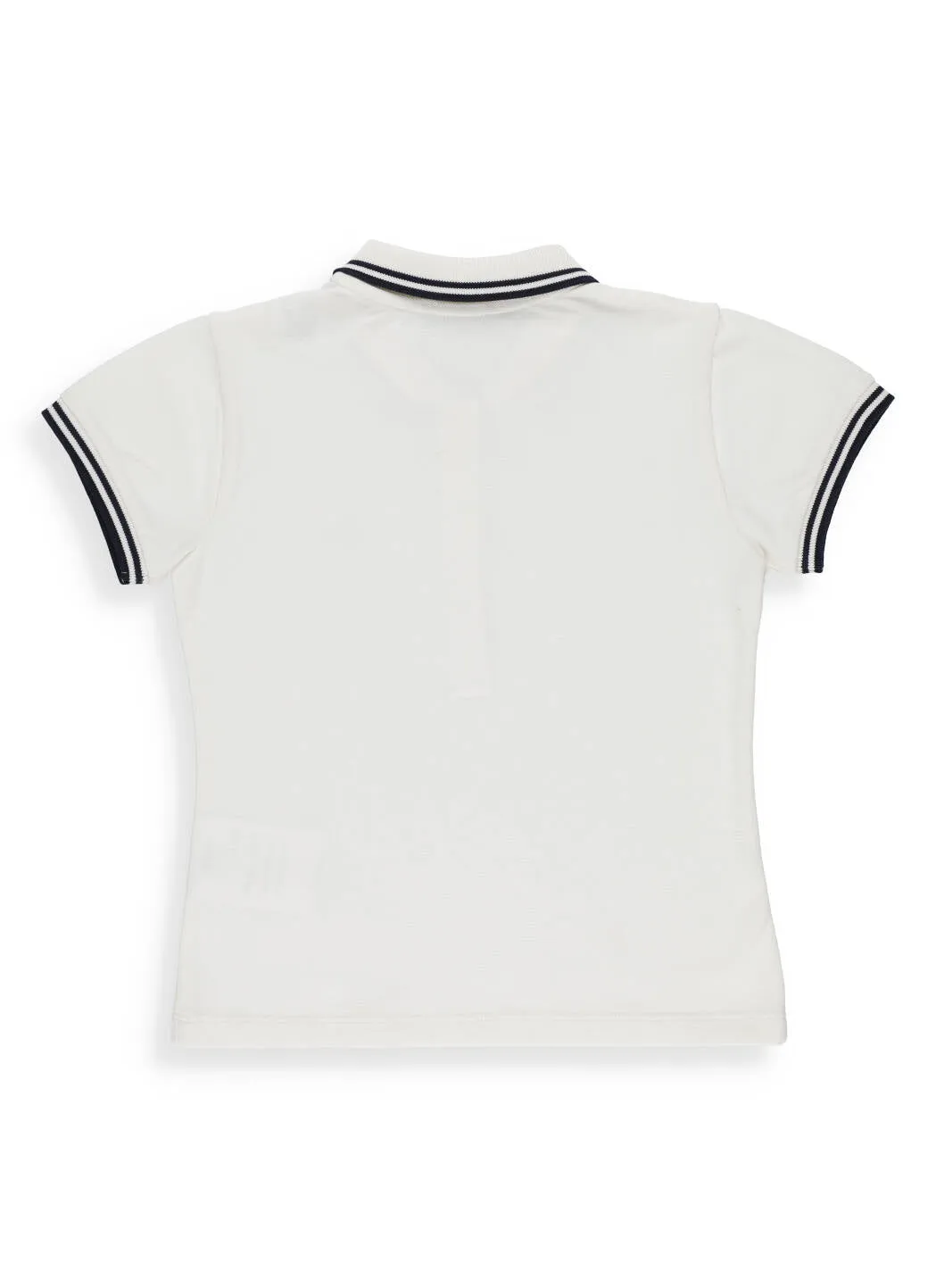 Moncler Enfant Logo Embroidered Polo Shirt