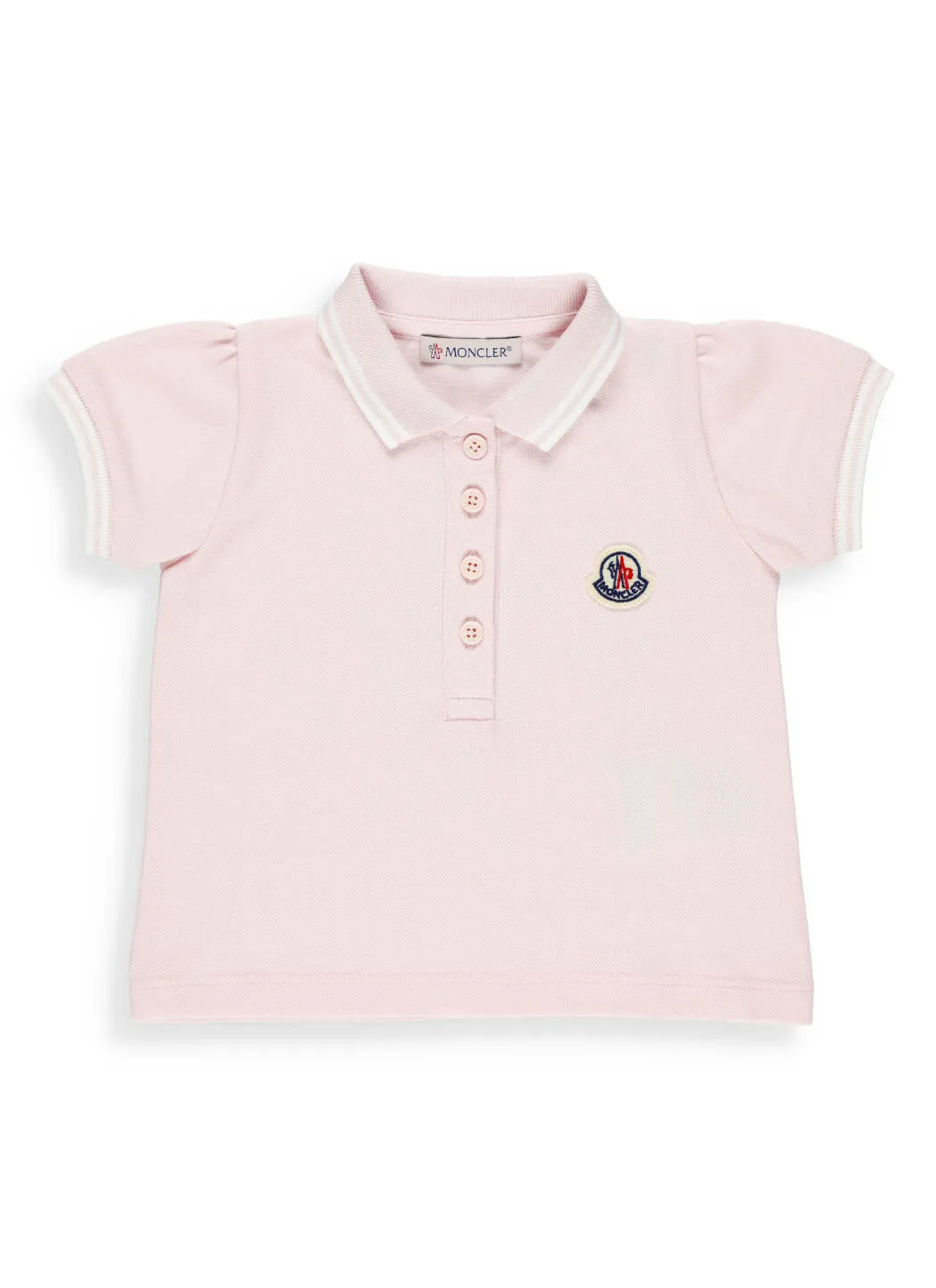 Moncler Enfant Logo Embroidered Polo Shirt