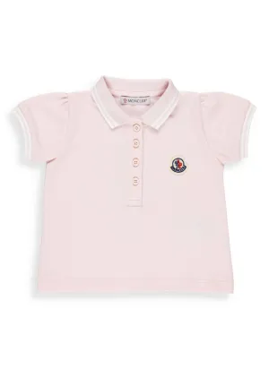 Moncler Enfant Logo Embroidered Polo Shirt