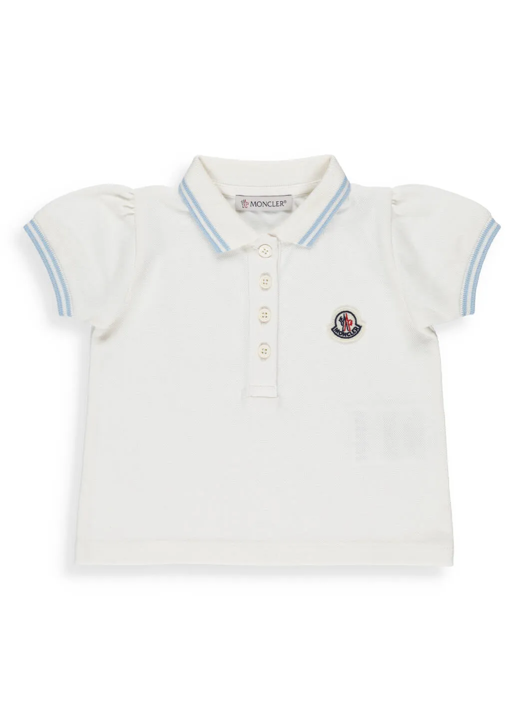 Moncler Enfant Logo Embroidered Polo Shirt