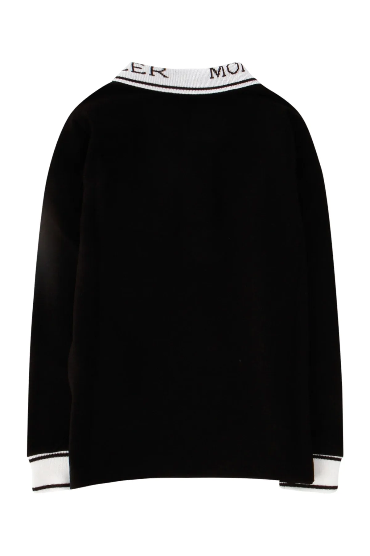 Moncler Enfant Logo Intarsia Polo Shirt