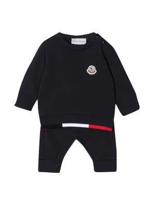 Moncler Enfant Logo Patch Crewneck Tracksuit