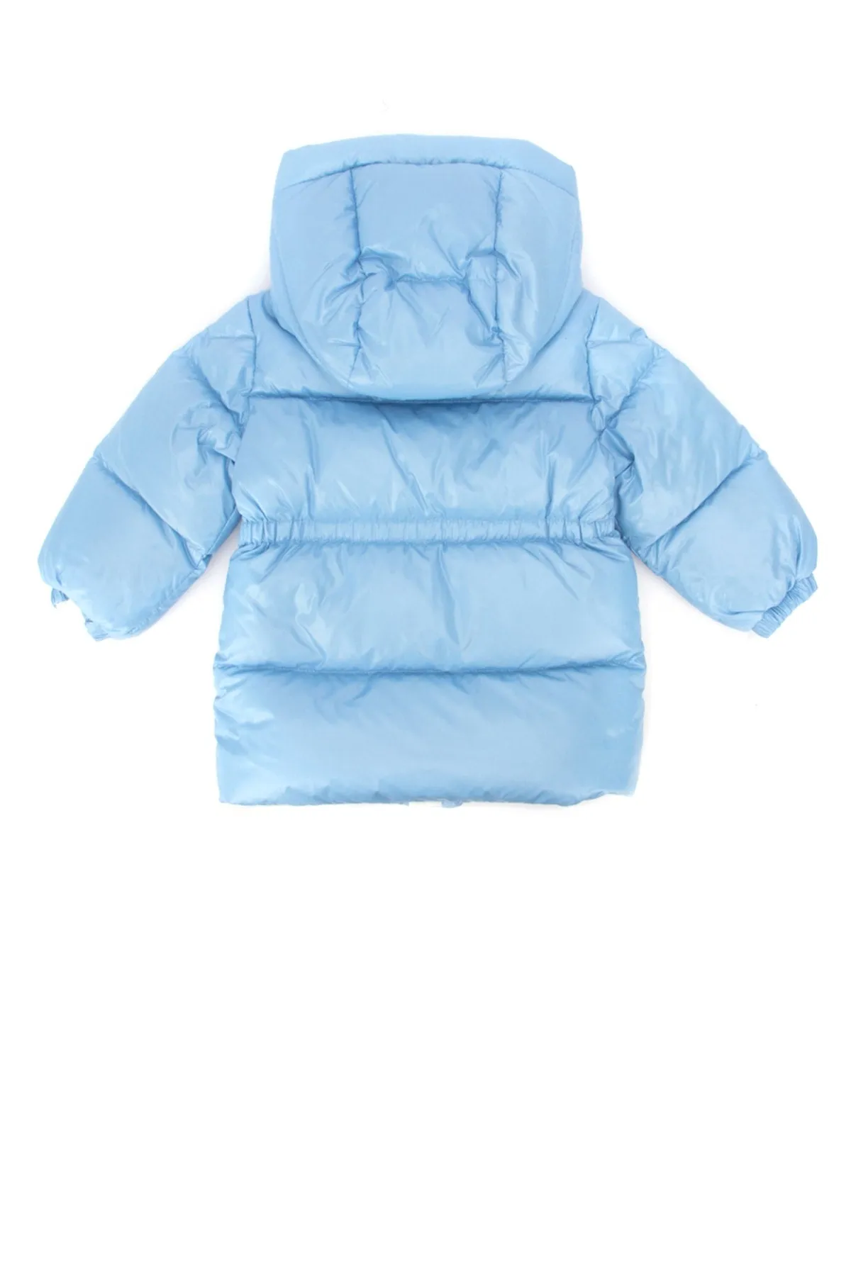 Moncler Enfant Logo Patch Hooded Coat