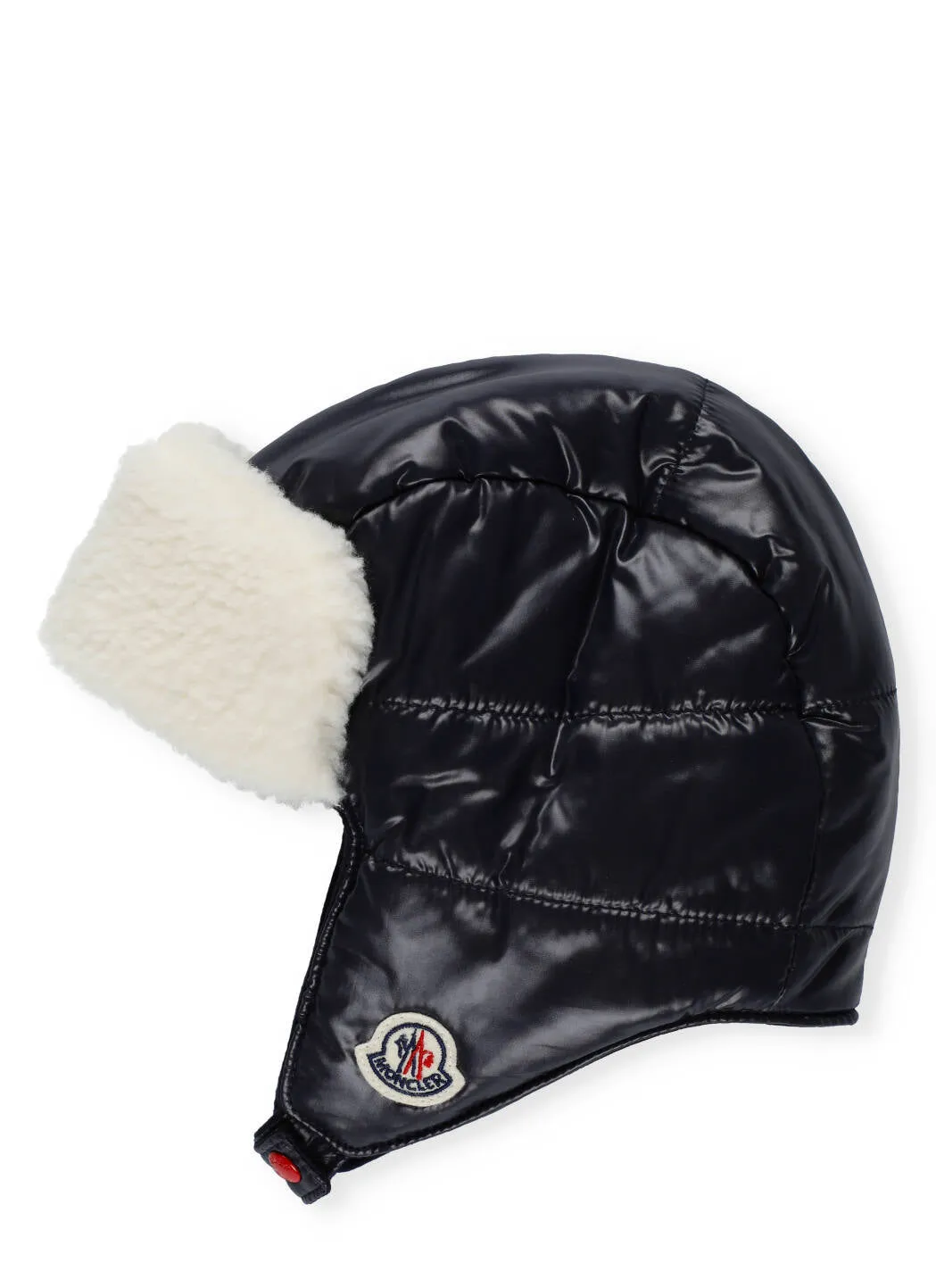 Moncler Enfant Logo Patch Padded Hat