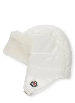 Moncler Enfant Logo Patch Padded Hat
