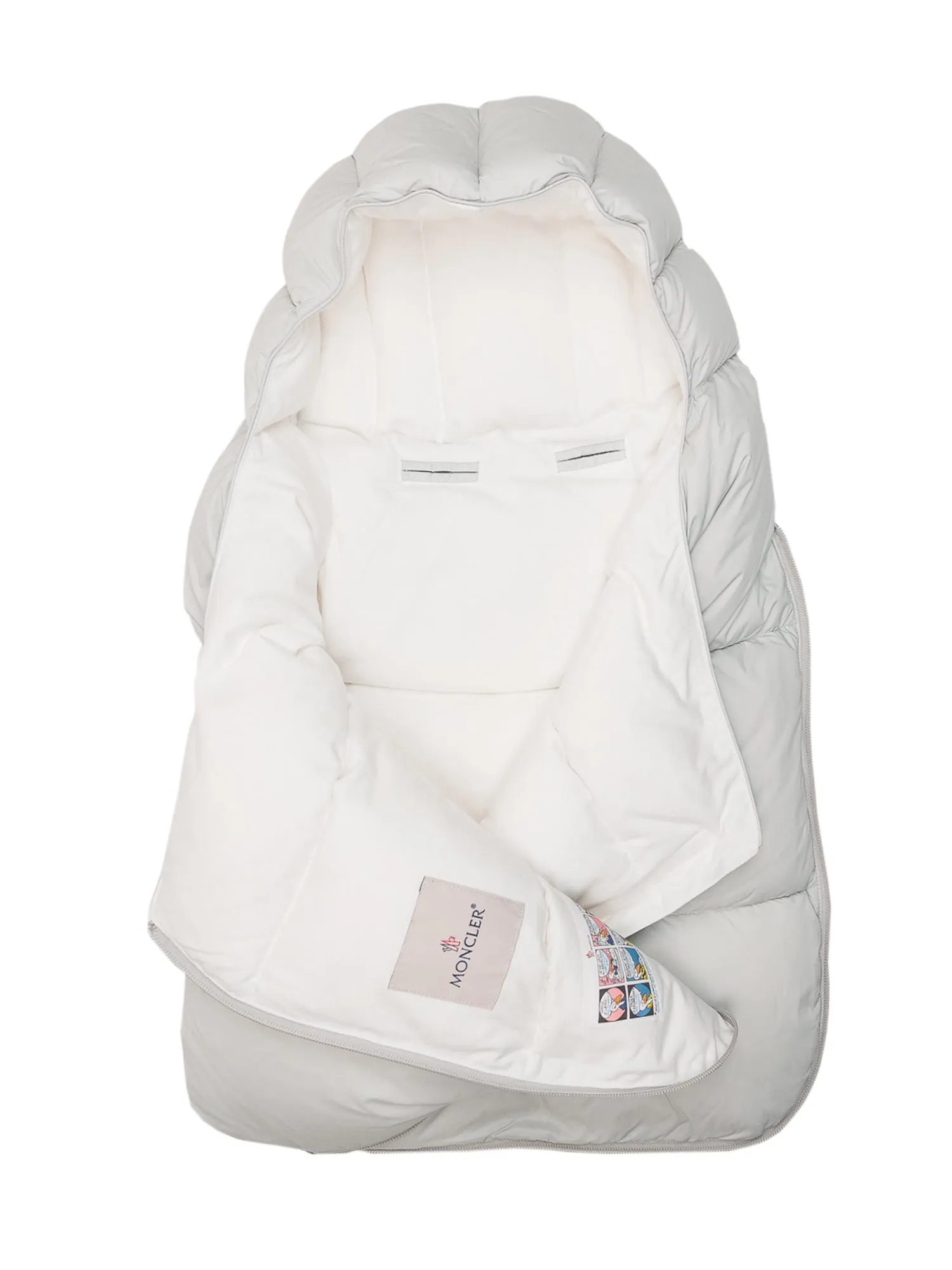 Moncler Enfant Logo Patch Padded Sleeping Bag