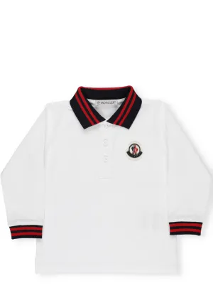 Moncler Enfant Logo Patch Polo Shirt