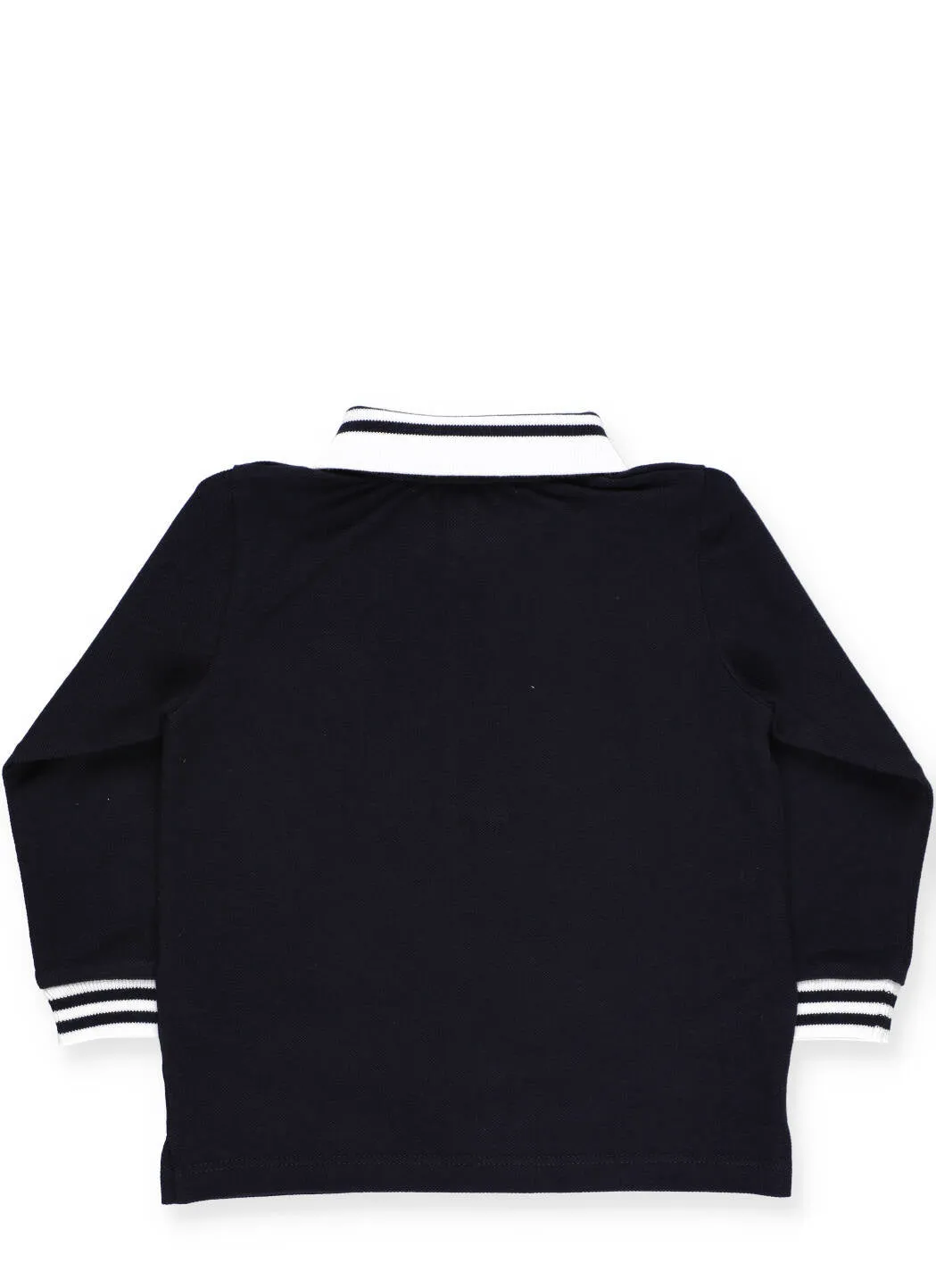 Moncler Enfant Logo Patch Polo Shirt