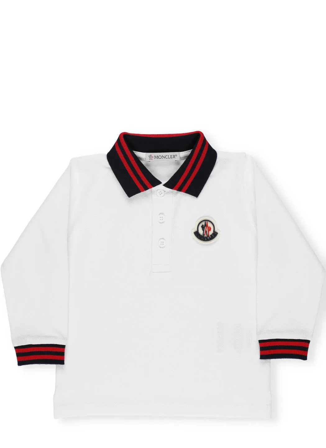 Moncler Enfant Logo Patch Polo Shirt