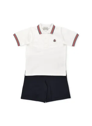 Moncler Enfant Logo Patch Polo Tracksuit