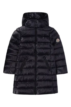Moncler Enfant Logo Patch Puffer Coat