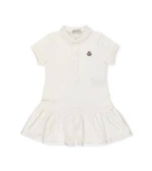 Moncler Enfant Logo Patch Short-Sleeved Polo Dress