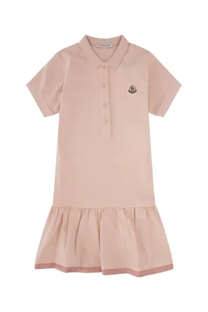 Moncler Enfant Logo Patch Short-Sleeved Polo Dress