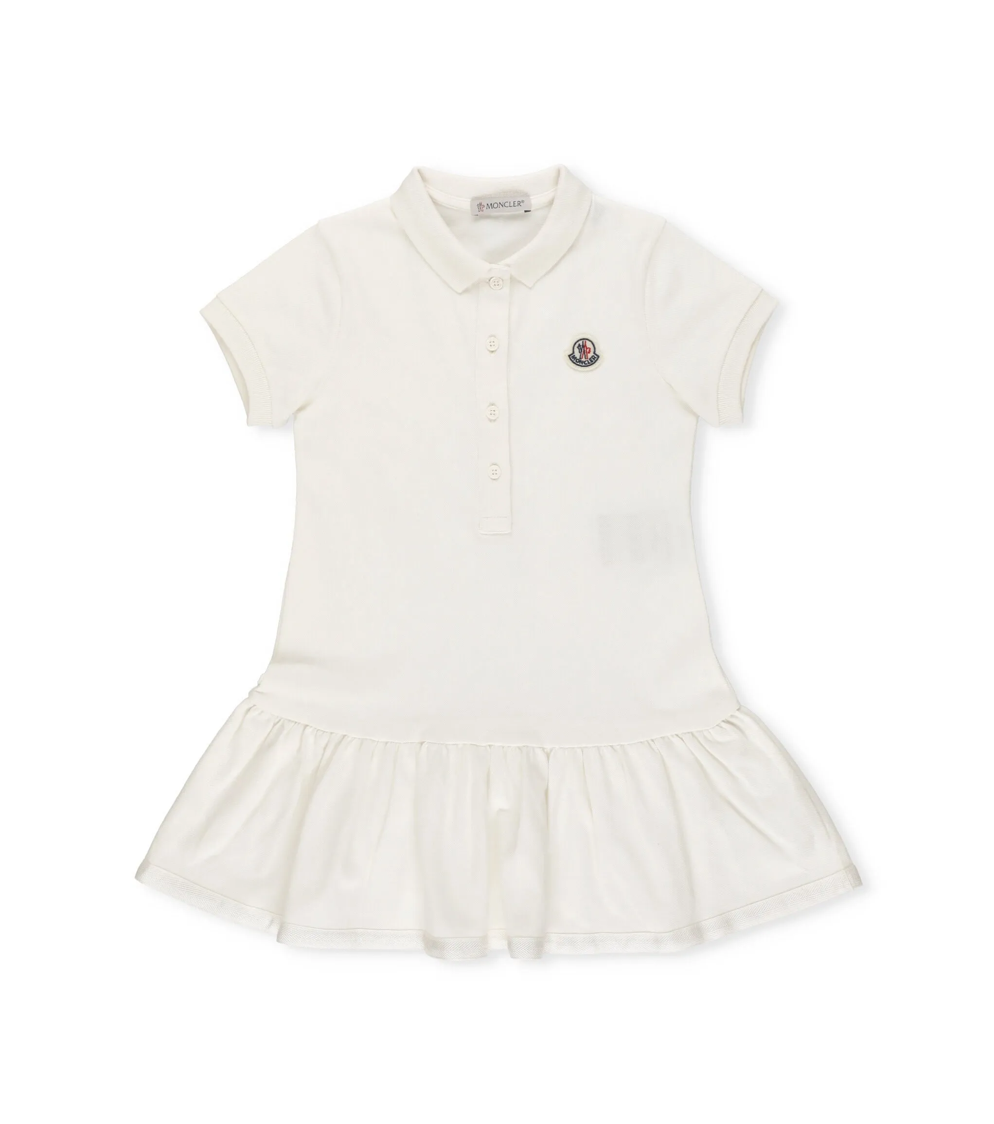 Moncler Enfant Logo Patch Short-Sleeved Polo Dress