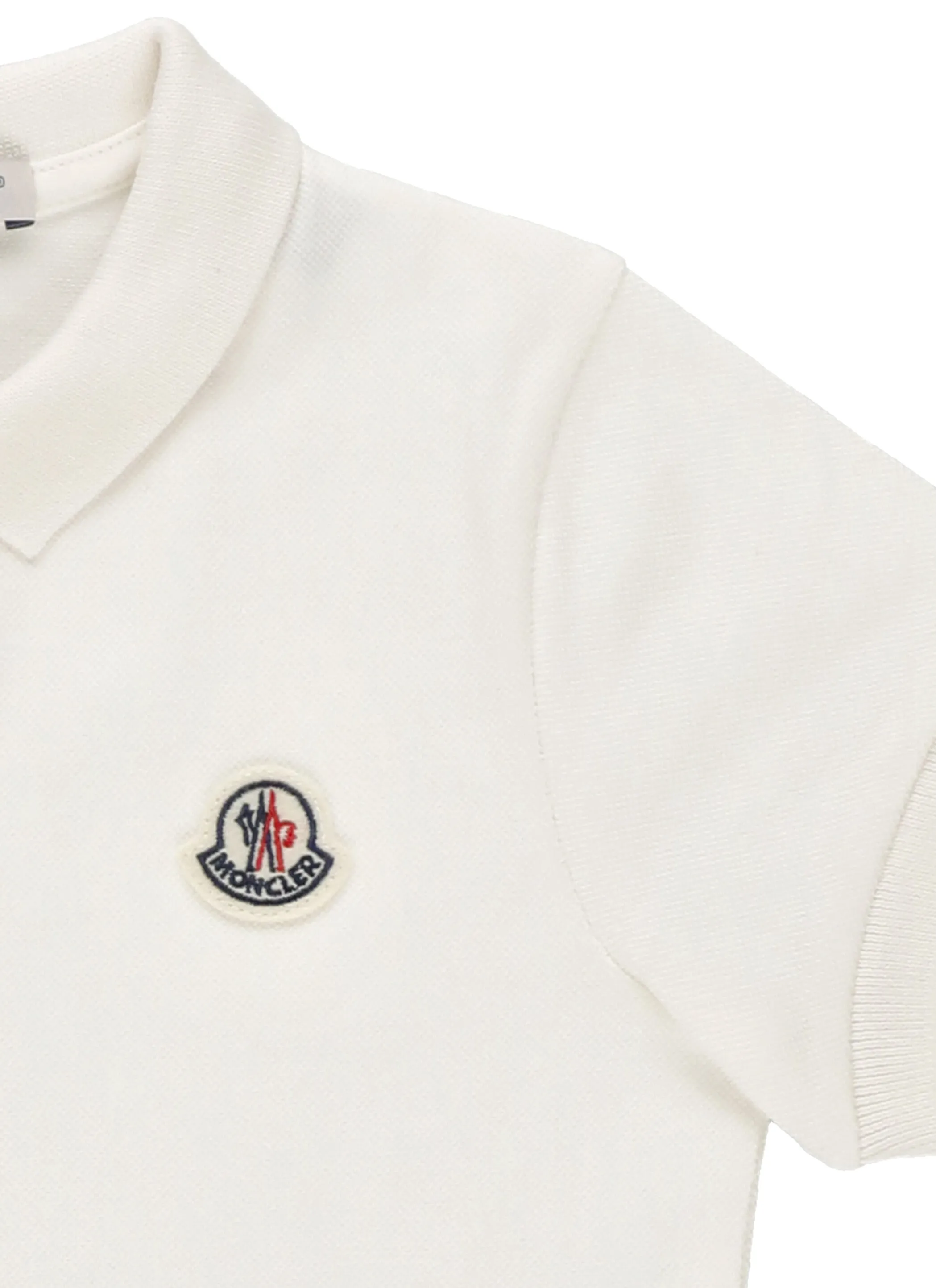 Moncler Enfant Logo Patch Short-Sleeved Polo Dress