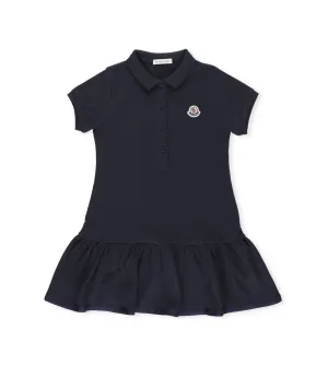 Moncler Enfant Logo Patch Short-Sleeved Polo Dress