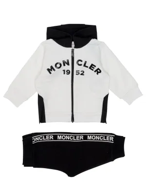 Moncler Enfant Logo Print Hooded Tracksuit