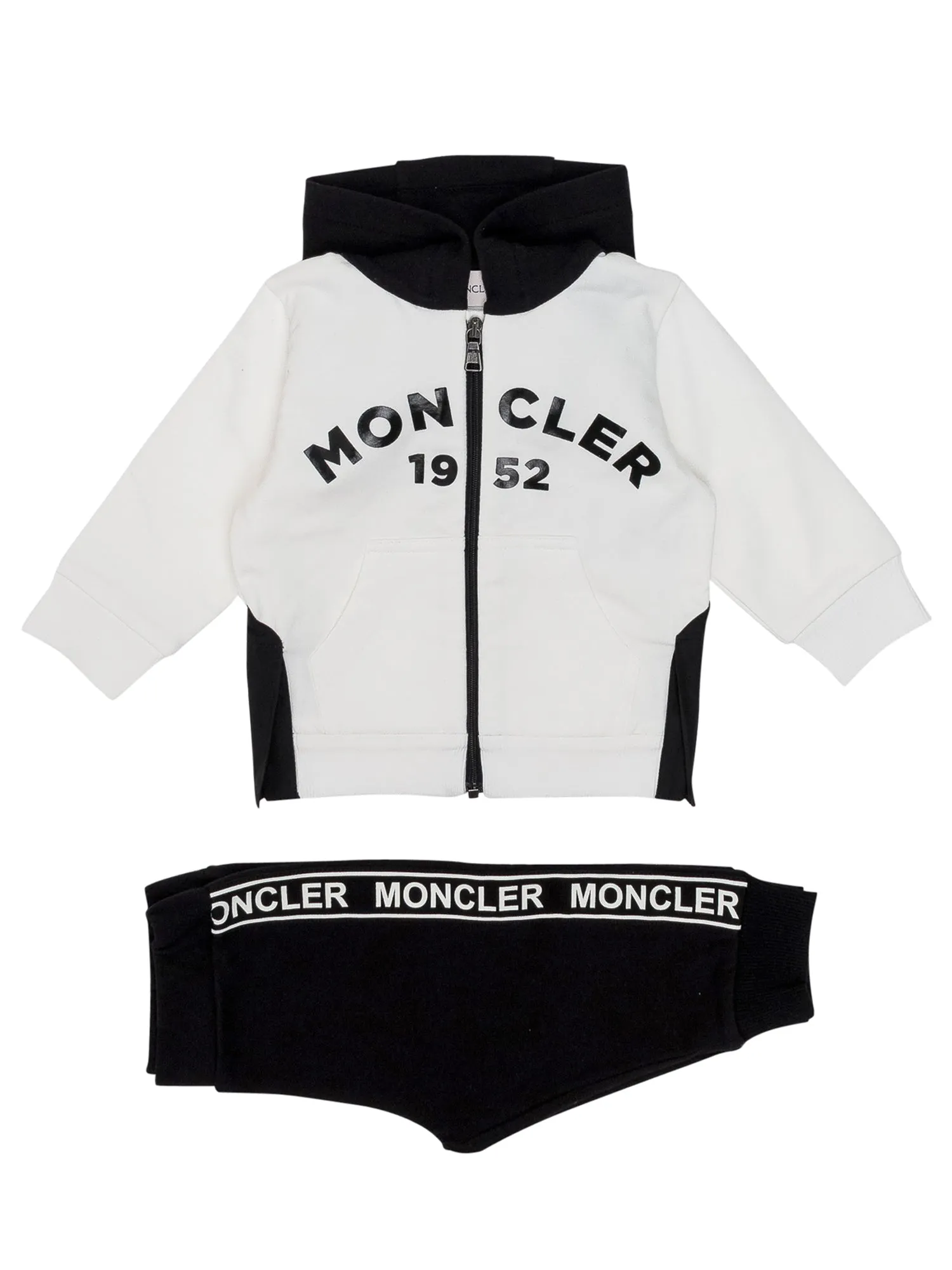 Moncler Enfant Logo Print Hooded Tracksuit