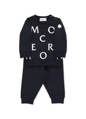 Moncler Enfant Logo Printed Tracksuit