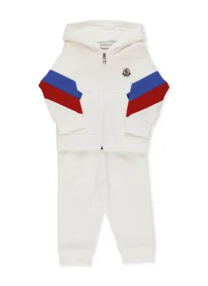 Moncler Enfant Panelled Logo Printed Tracksuit