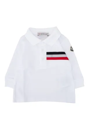 Moncler Enfant Striped Detailed Polo Shirt